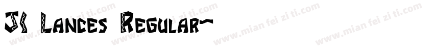 JI Lances Regular字体转换